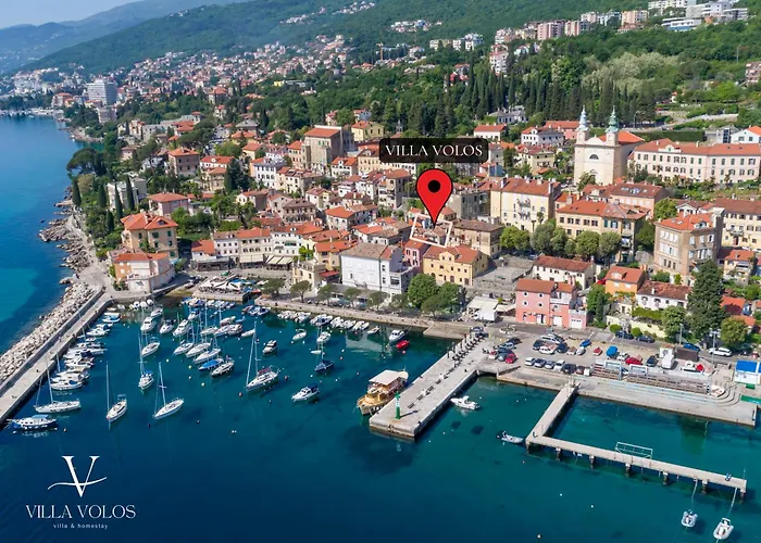 Volos Karmen With Roof Terrace, Sea View, Free Private Parking * Abbázia